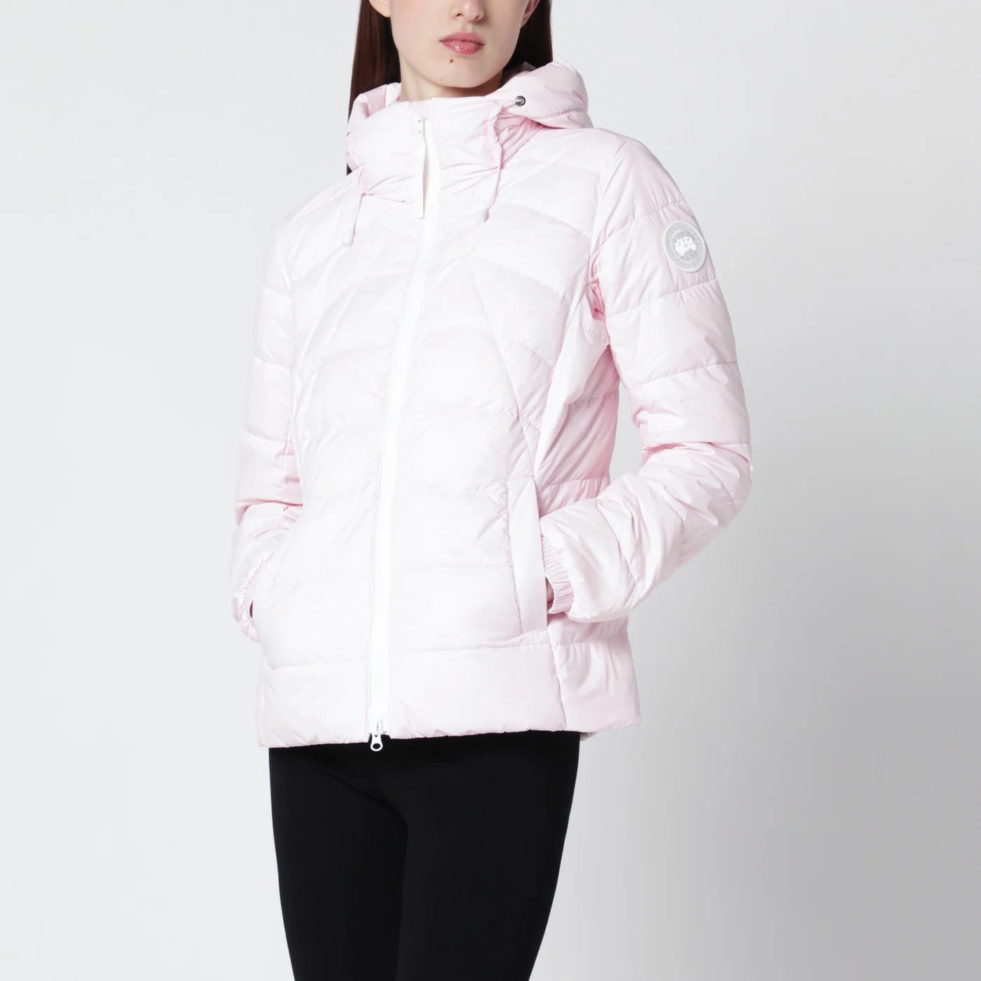 Canada Goose Abbott hooded jacket with white patch
