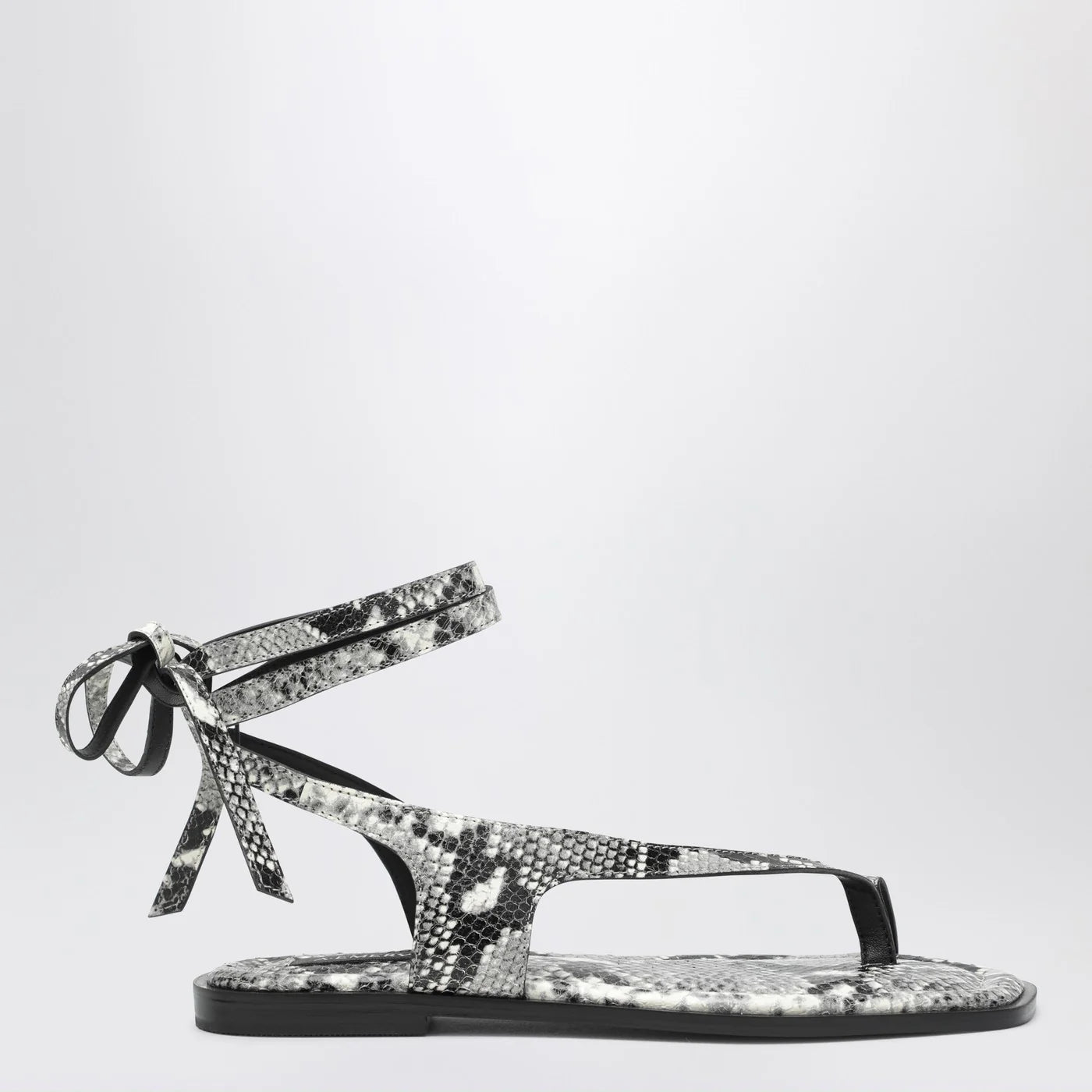 A.EMERY The Heidi Sandals snake-effect in leather