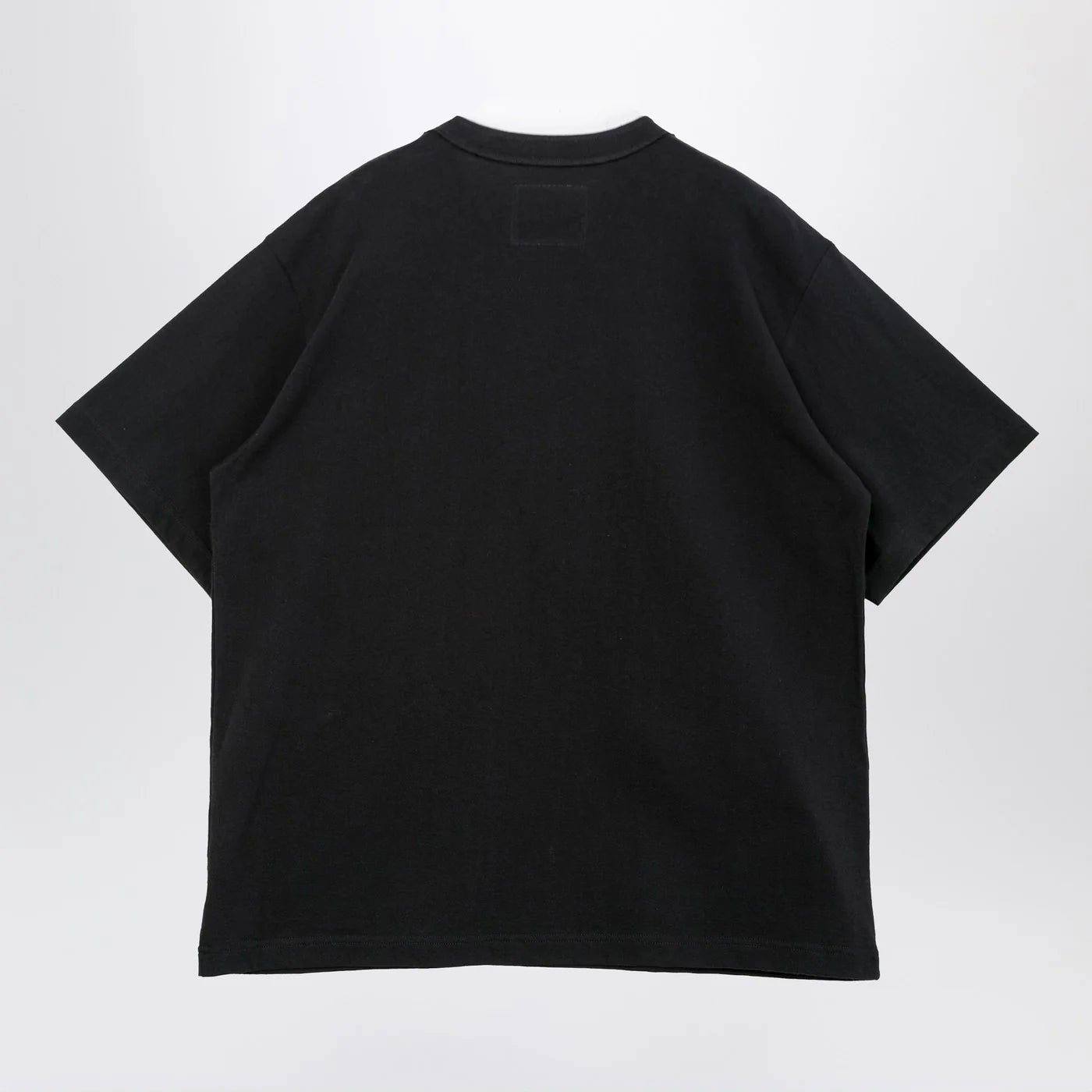 Sacai x Carhartt WIP Black cotton T-shirt with logo patch