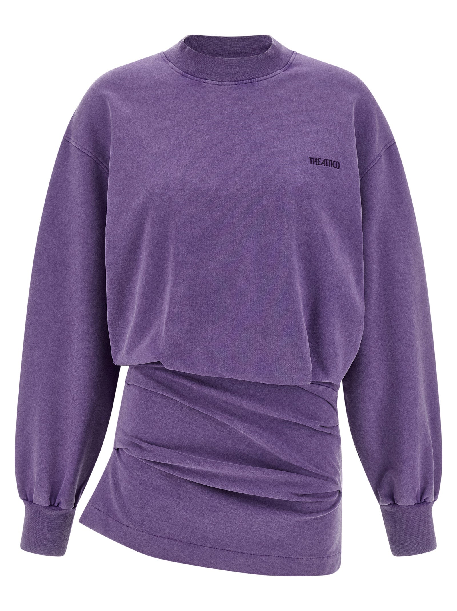 The Attico Faded Sweatshirt Dress