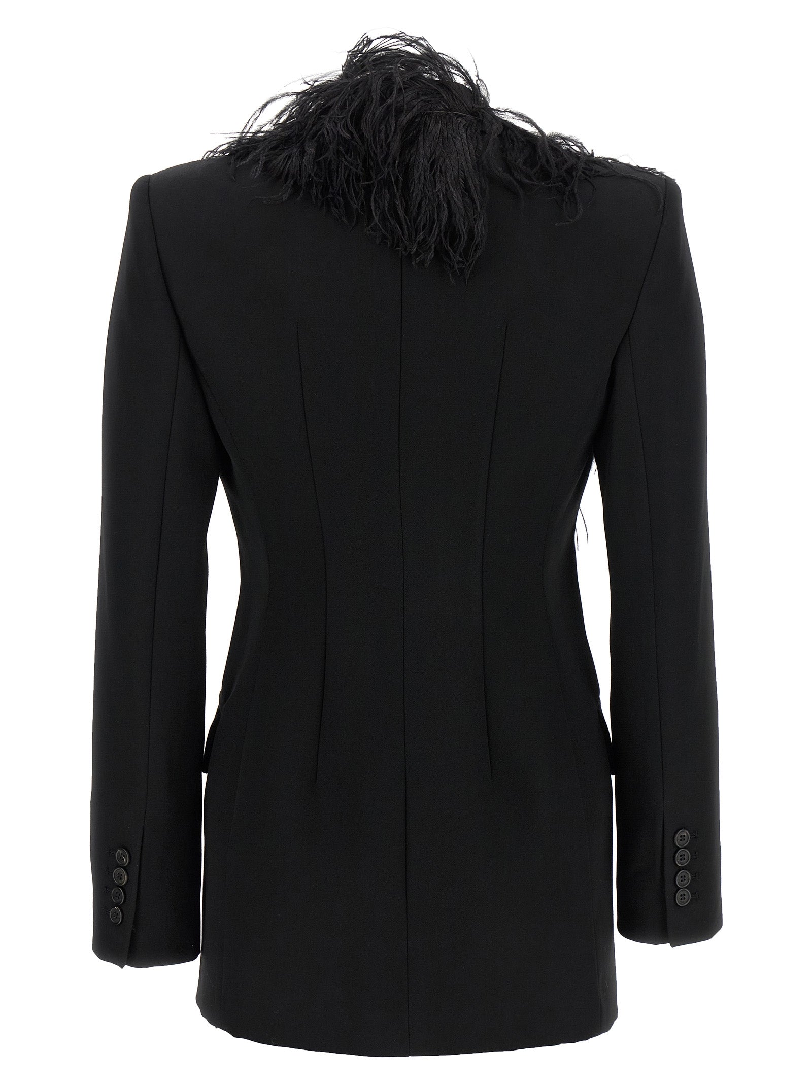 The Attico Feather Blazer
