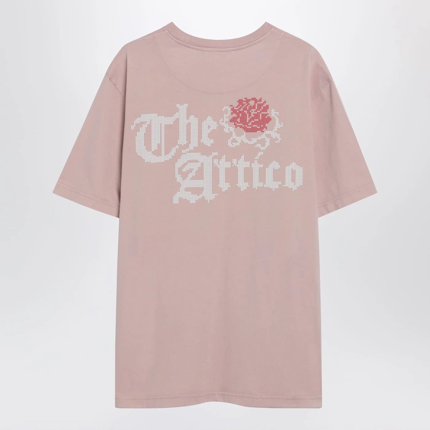 The Attico Pink T-shirt with back print