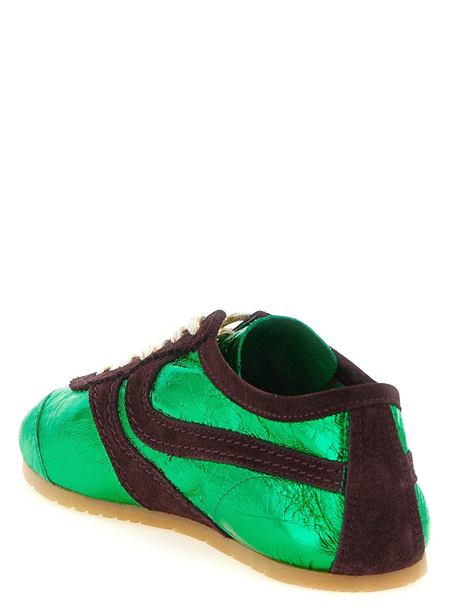 Dries Van Noten Laminated Leather Sneakers