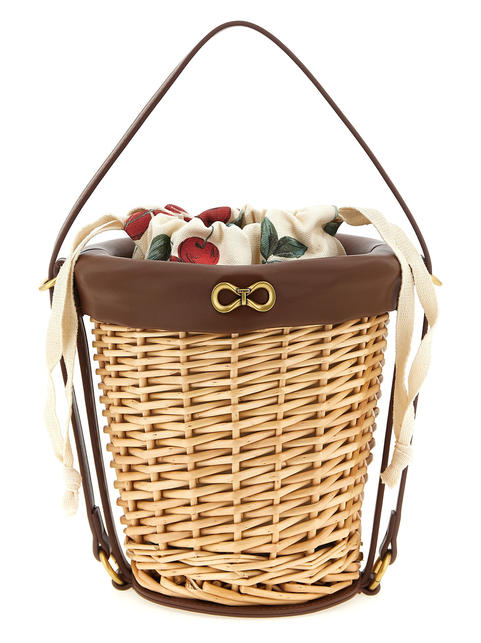 Twin Set Wicker Bucket