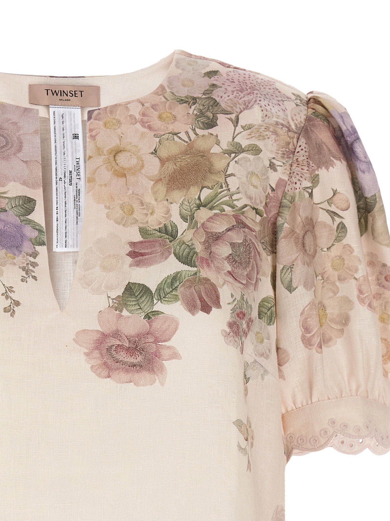 Twin Set Floral Blouse
