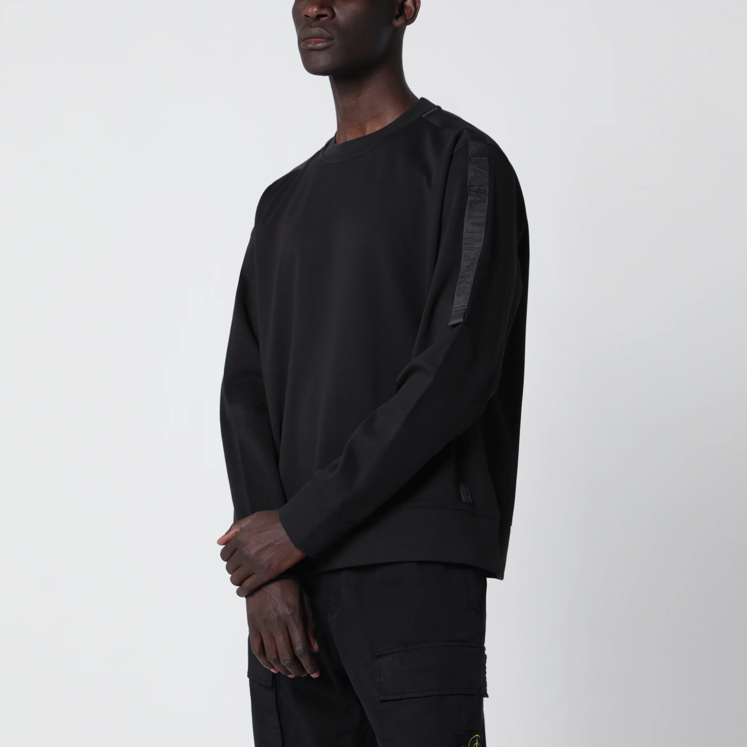 Parajumpers Black sweatshirt with logo detail