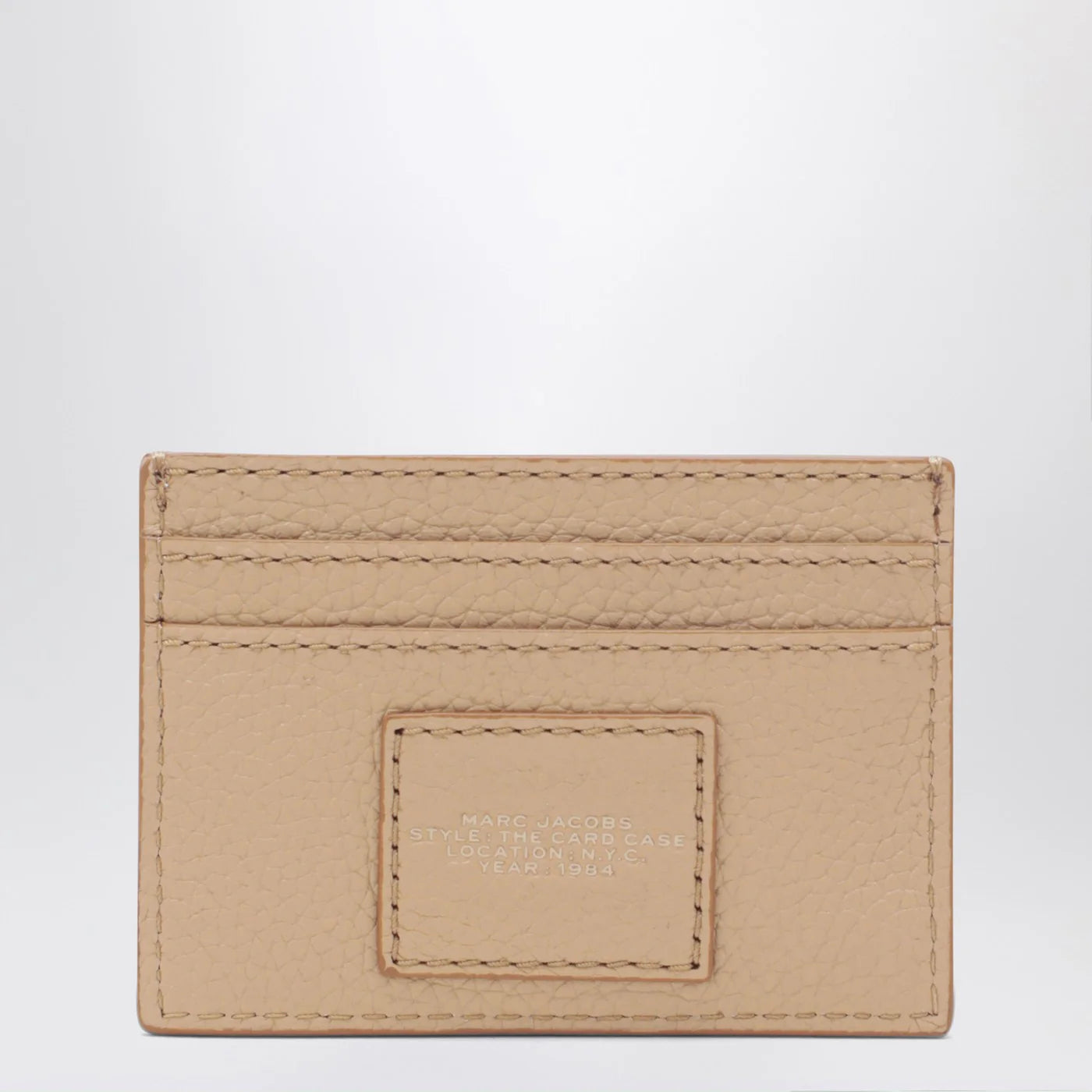 Marc Jacobs Camel full-grain leather cardholder