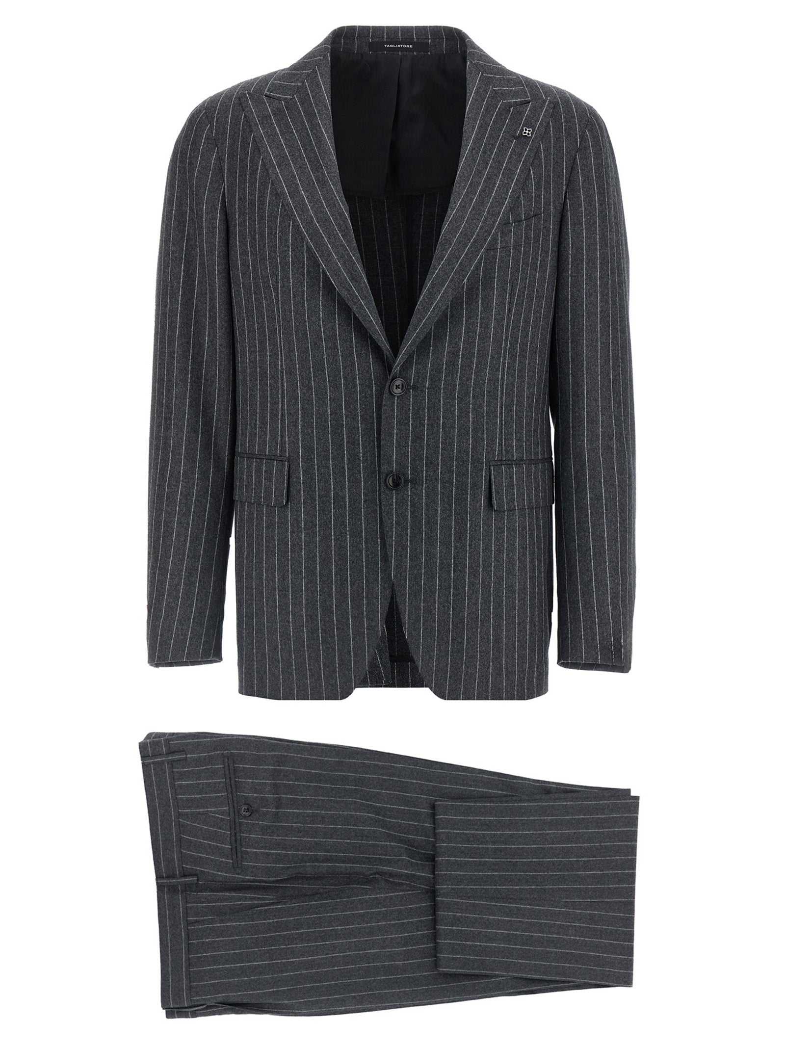 Tagliatore Pinstriped Dress