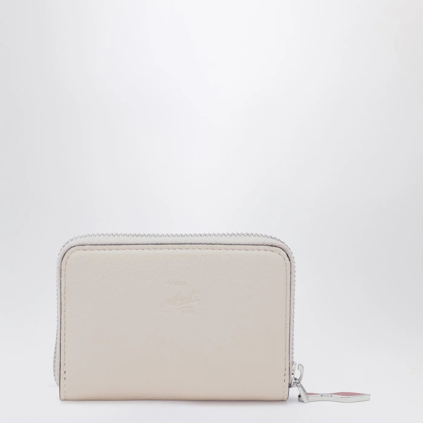 Christian Louboutin Panettone coin purse in grained calfskin and spikes