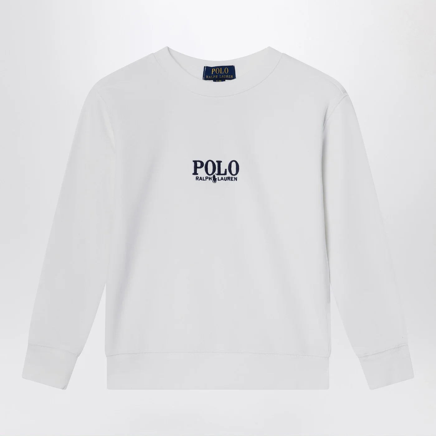 Polo Ralph Lauren White cotton sweatshirt with logo