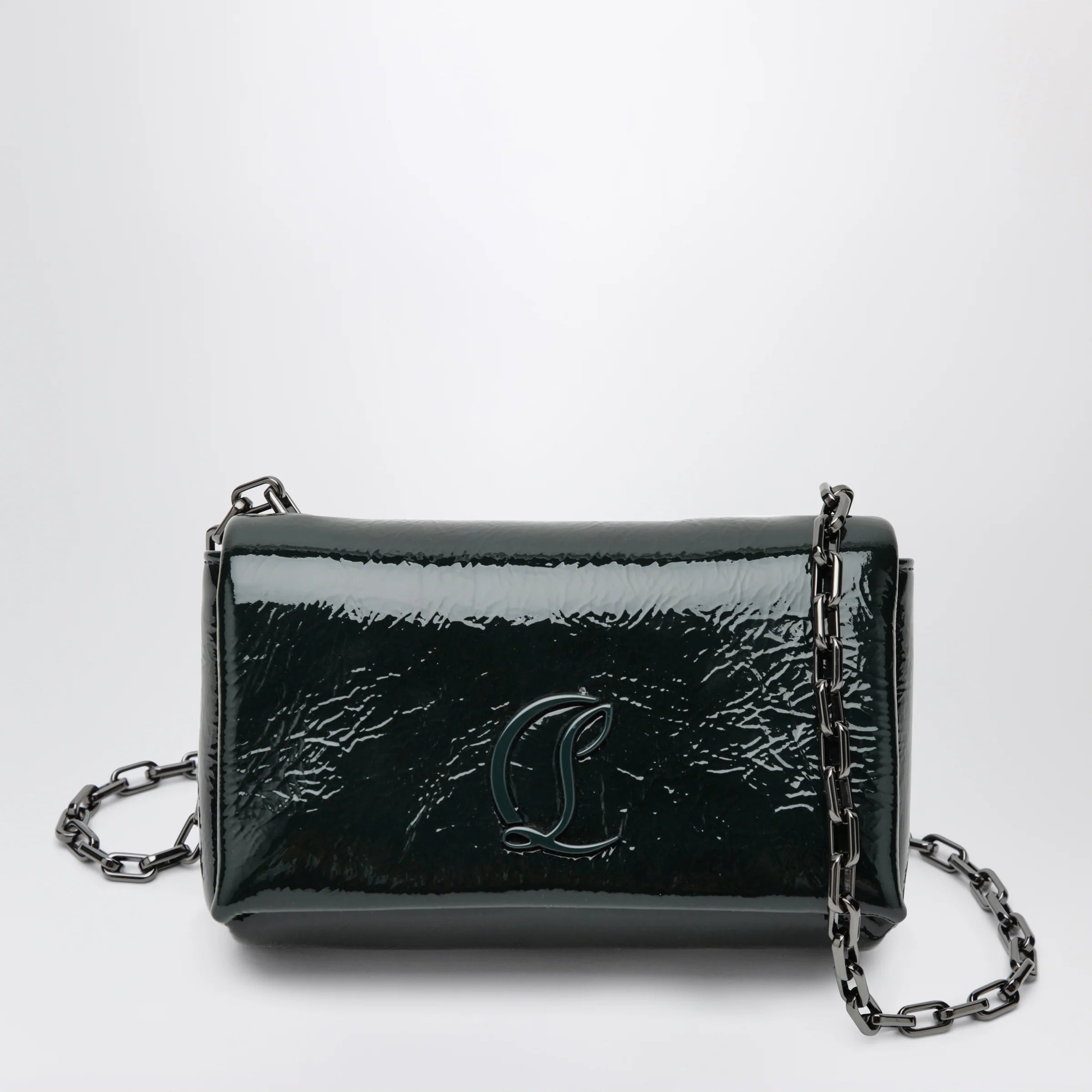 Christian Louboutin Loubi 54 large flap shoulder bag Tropical