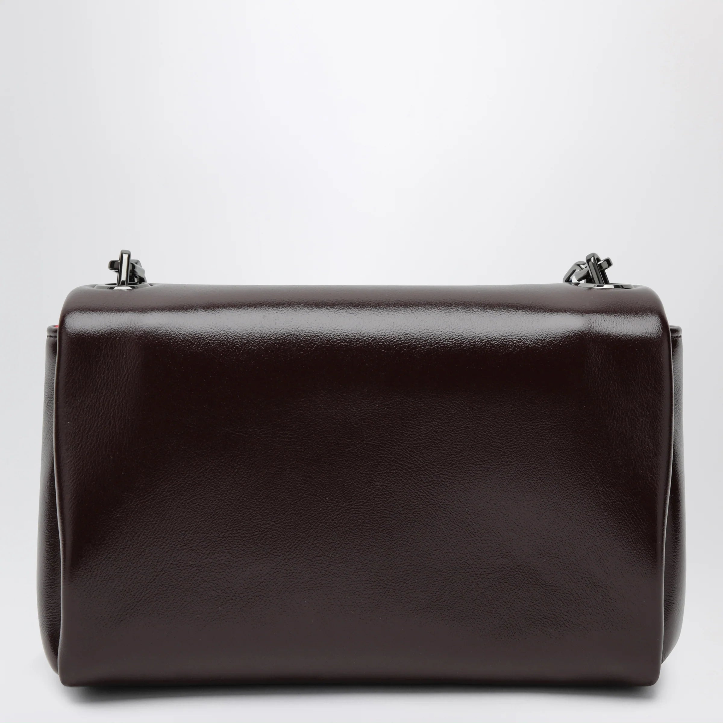 Christian Louboutin Loubi 54 large flap shoulder bag Burgundy