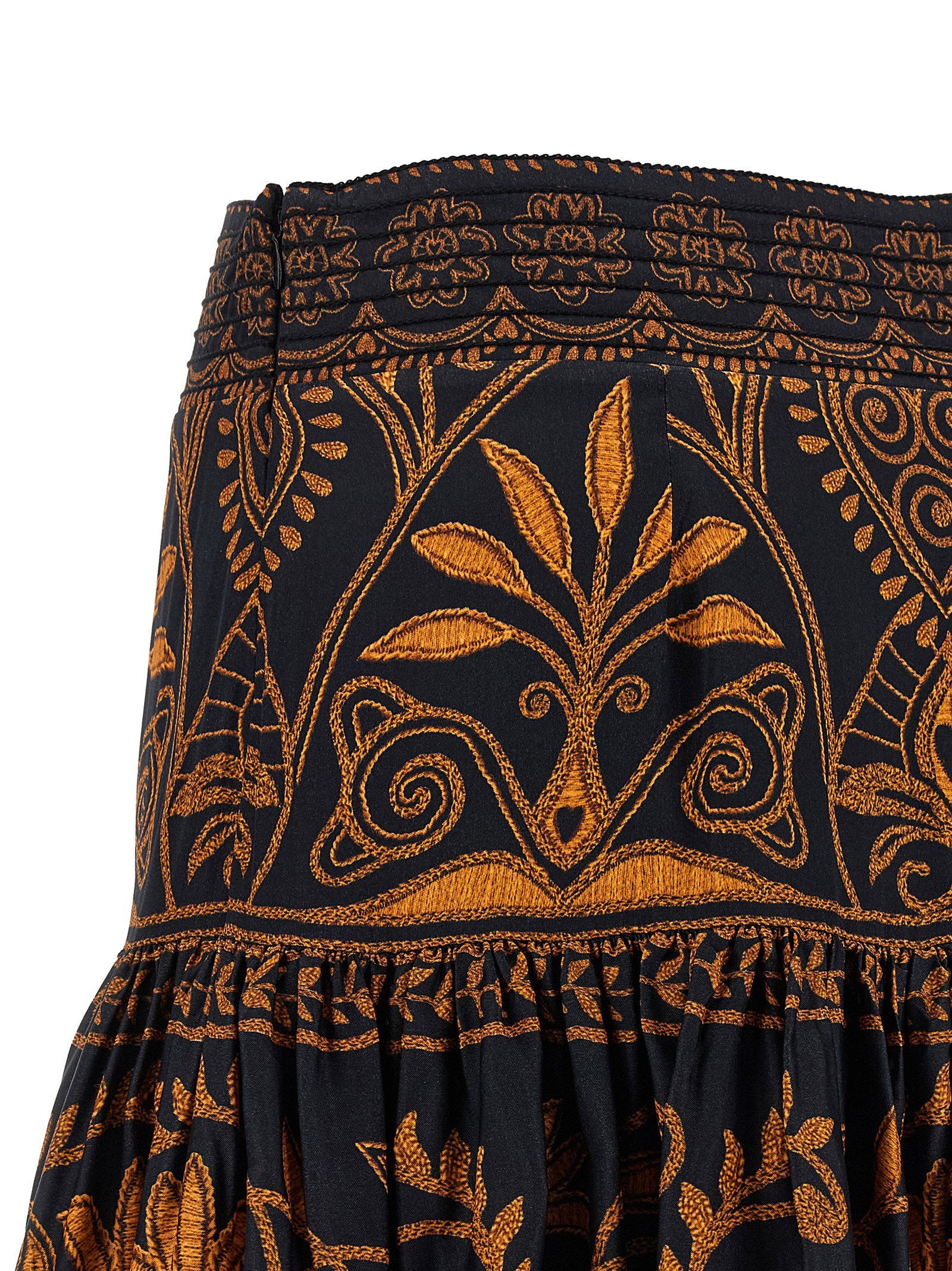 Farm Rio Cornely Anika Black Skirt