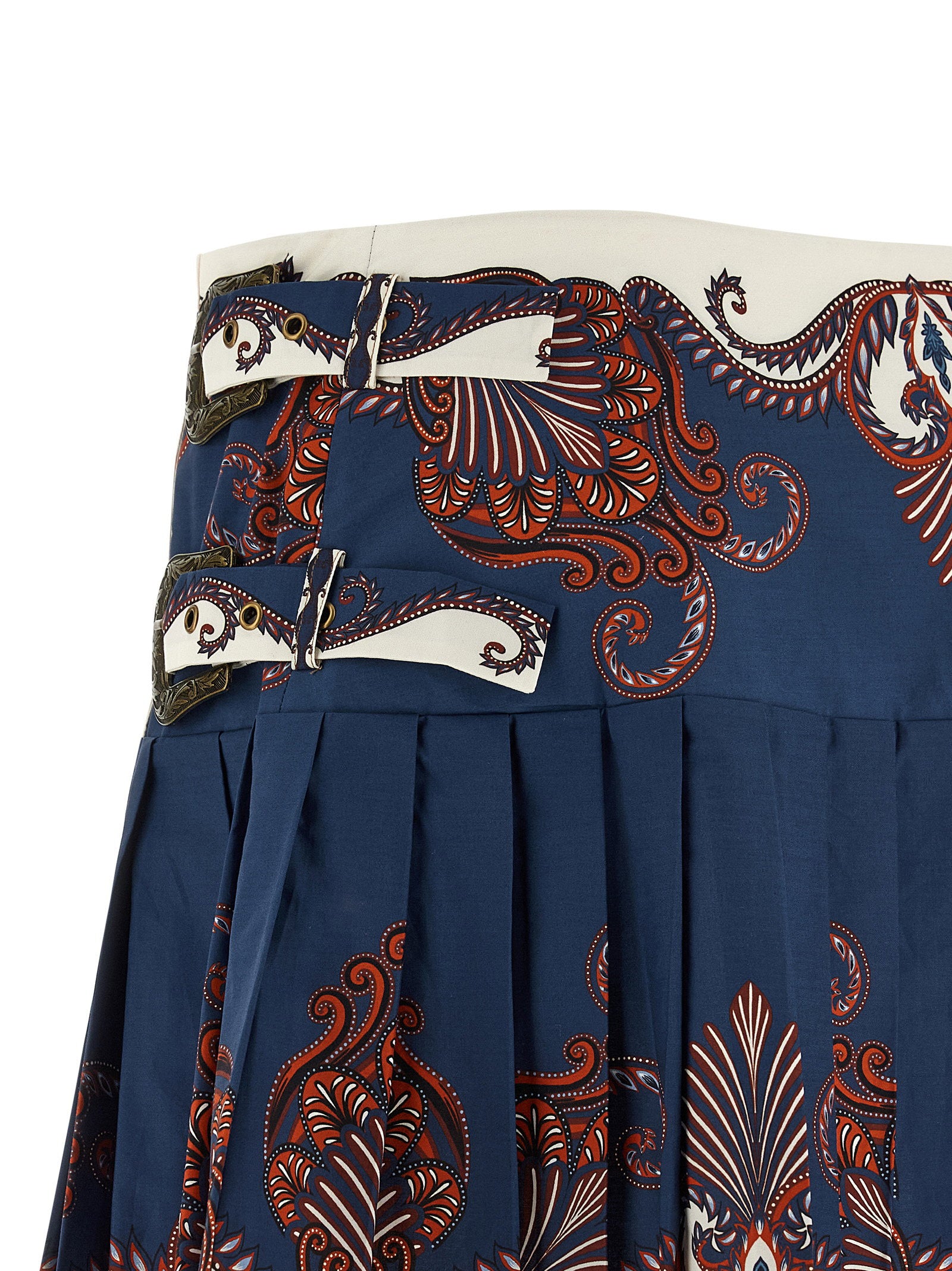 Farm Rio Blue Arabesque Skirt