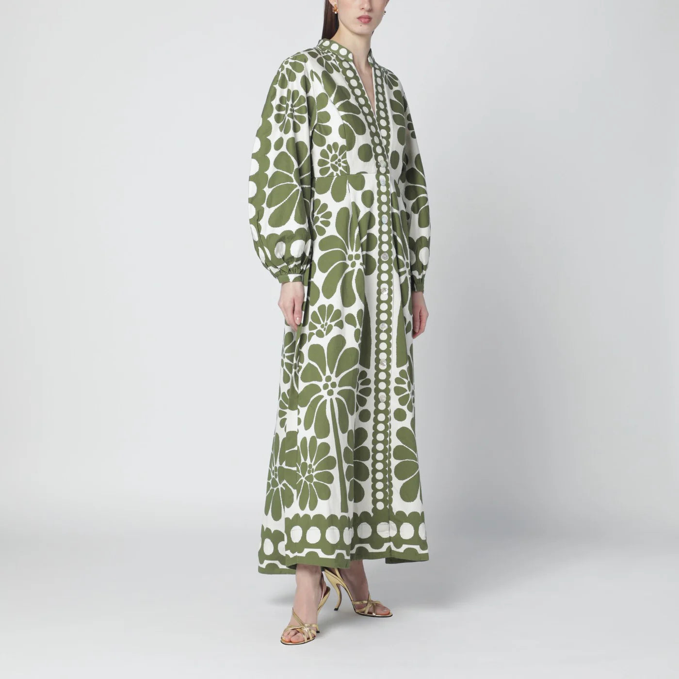 FARM Rio Palermo dress with green print
