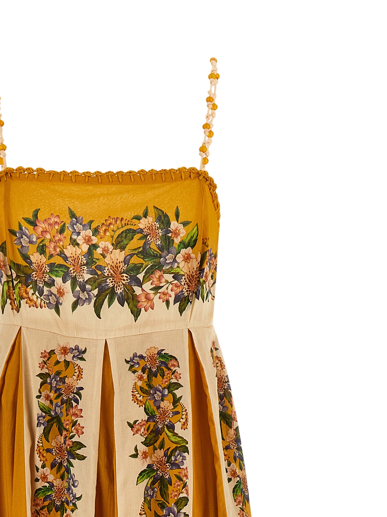 Farm Rio Sand Hilo Stripes Maxi Dress