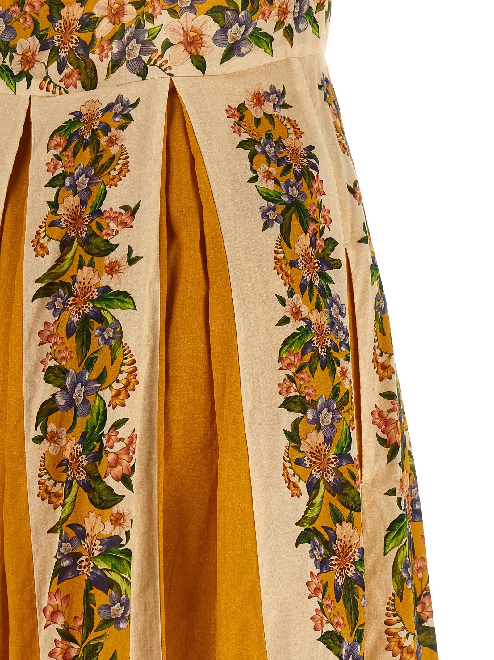 Farm Rio Sand Hilo Stripes Maxi Dress