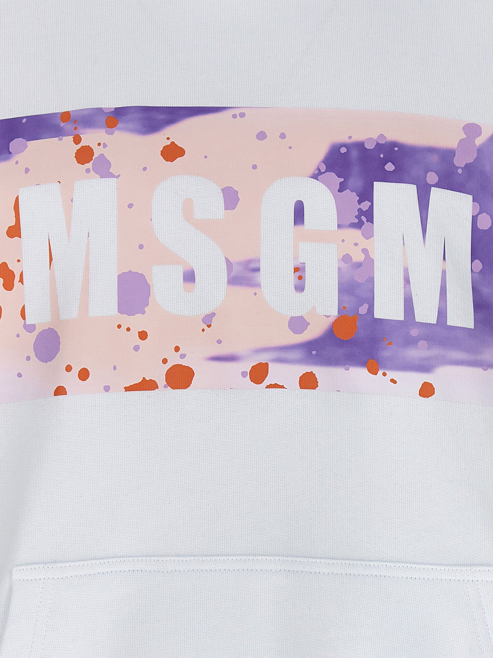 Msgm Camo Season Box Logo Hoodie