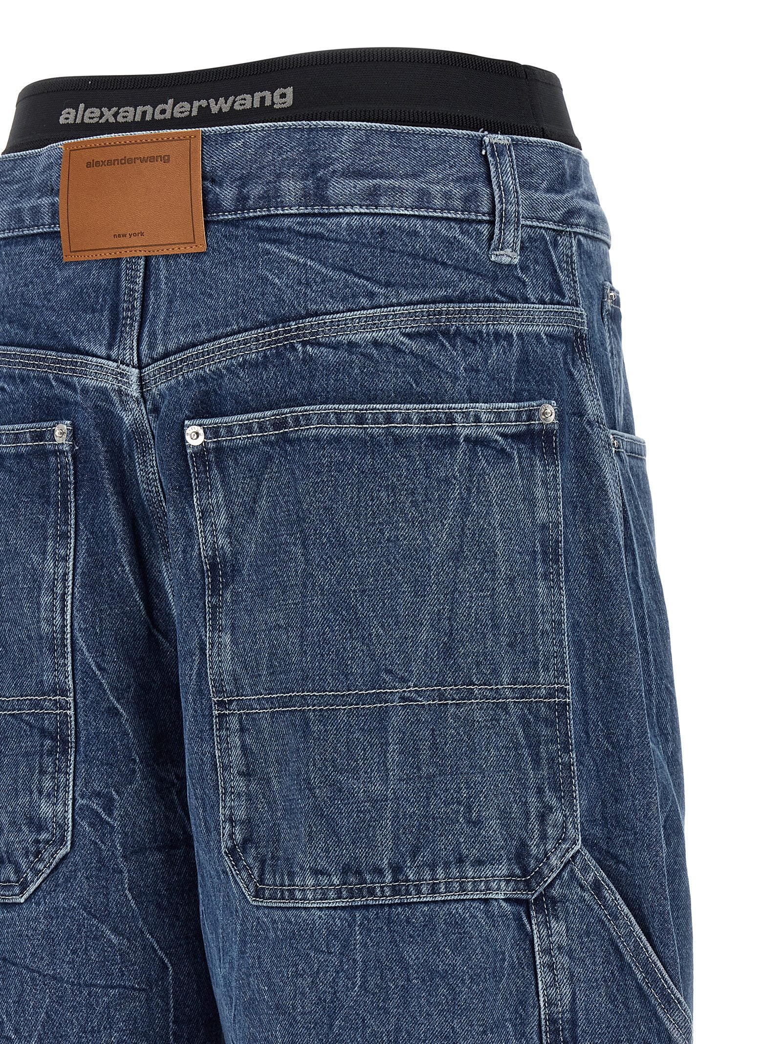 Denim X Alexander Wang Boxer Insert Jeans