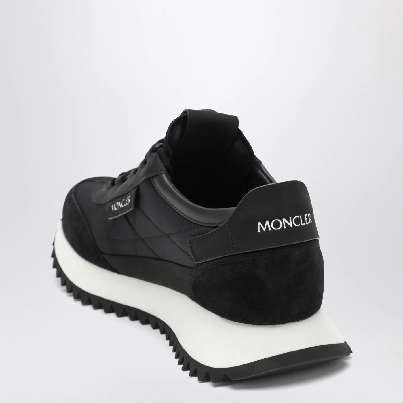 Moncler Pacey2 Sneakers in black suede and nubuck