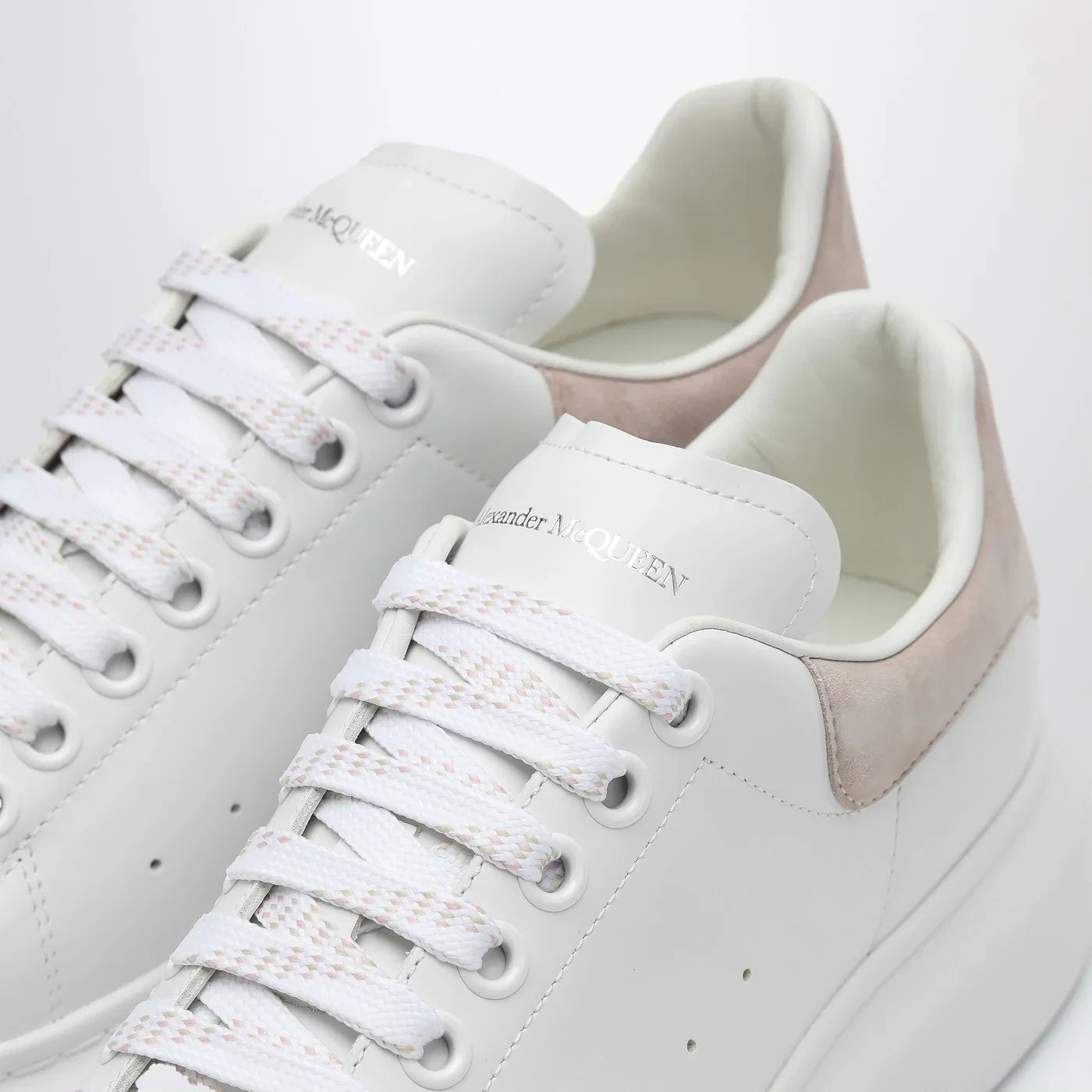 Alexander McQueen White and Patchouli Oversized Sneakers