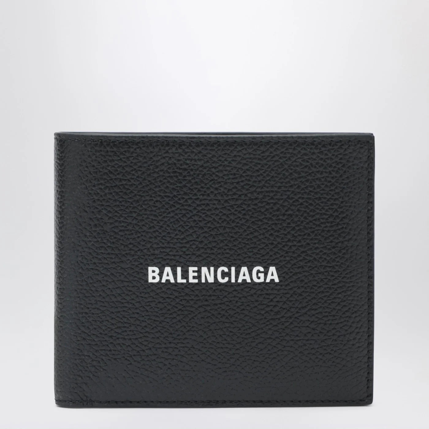 Balenciaga Black horizontal wallet with logo