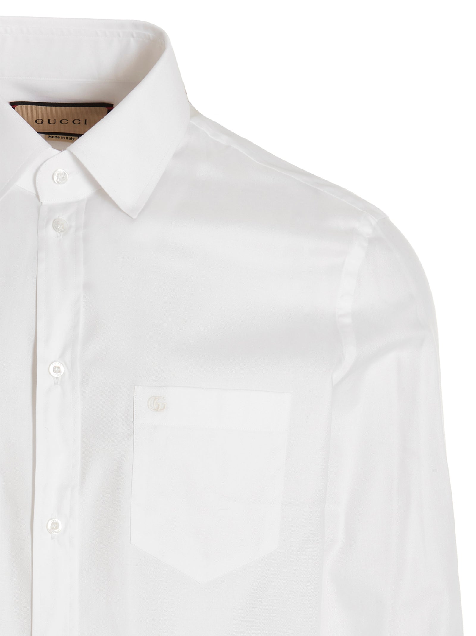 Gucci Embroidered Logo Shirt