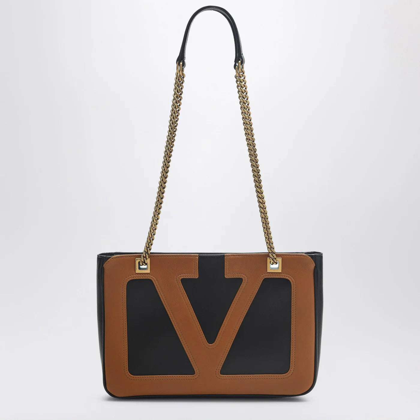 Valentino Garavani Viva Superstar black/brown small bag