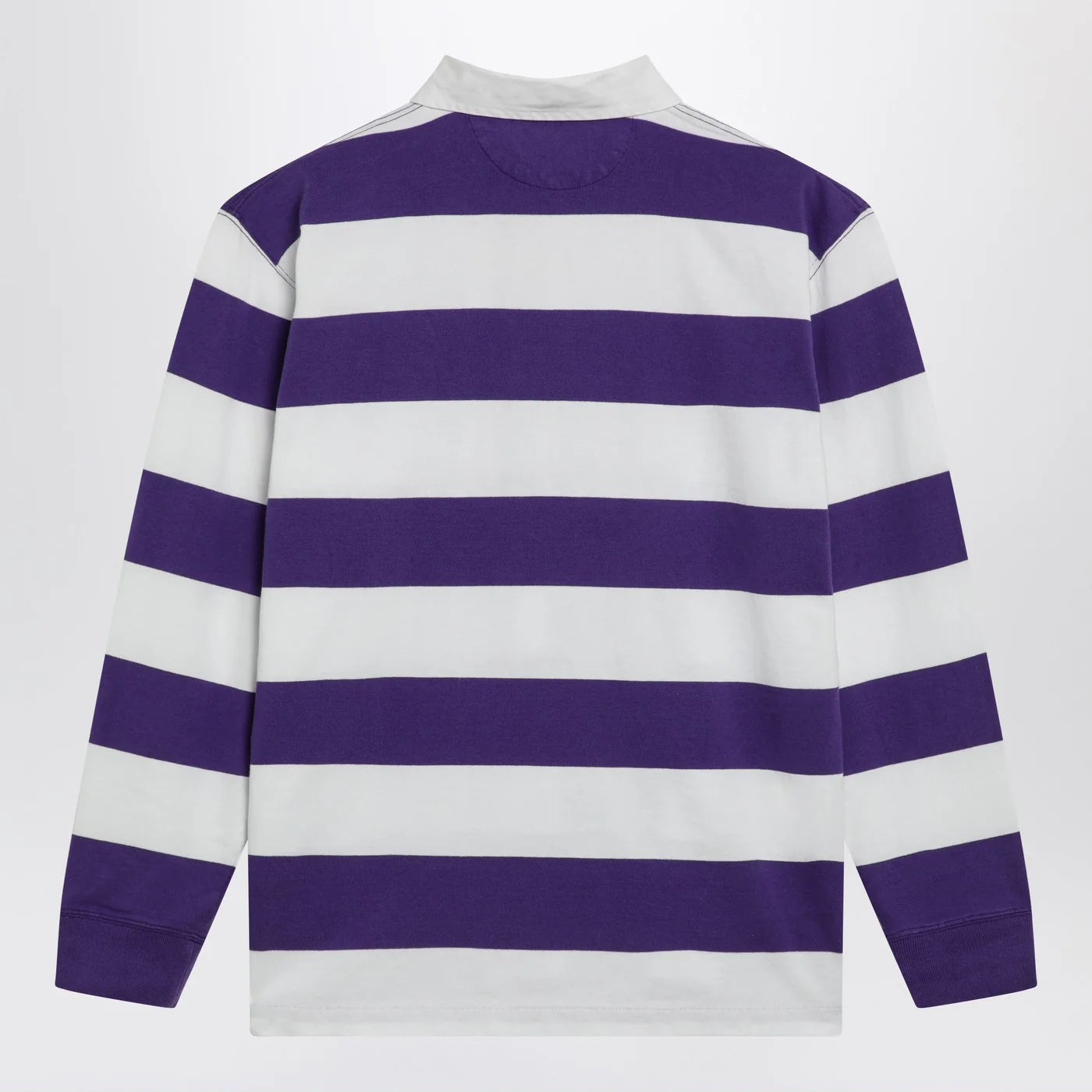 Polo Ralph Lauren White/purple striped Classic Fit polo shirt