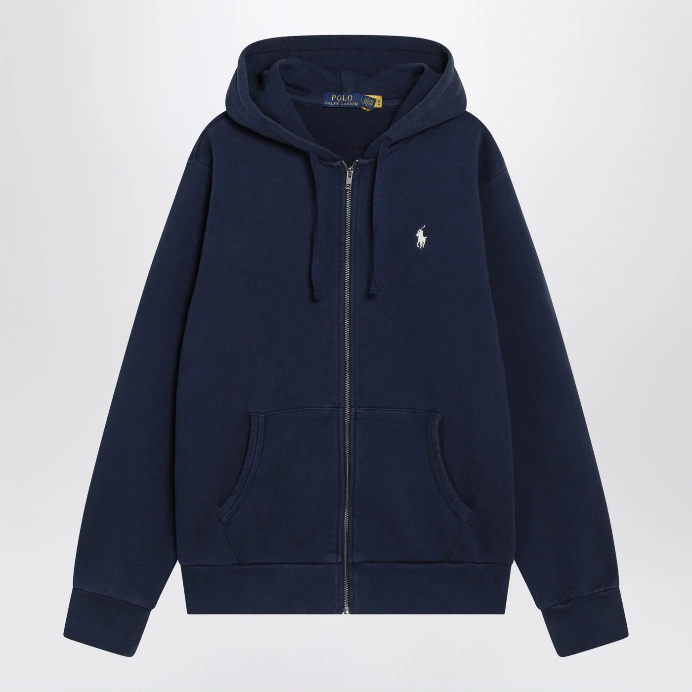 Polo Ralph Lauren Navy blue cotton zip-up sweatshirt