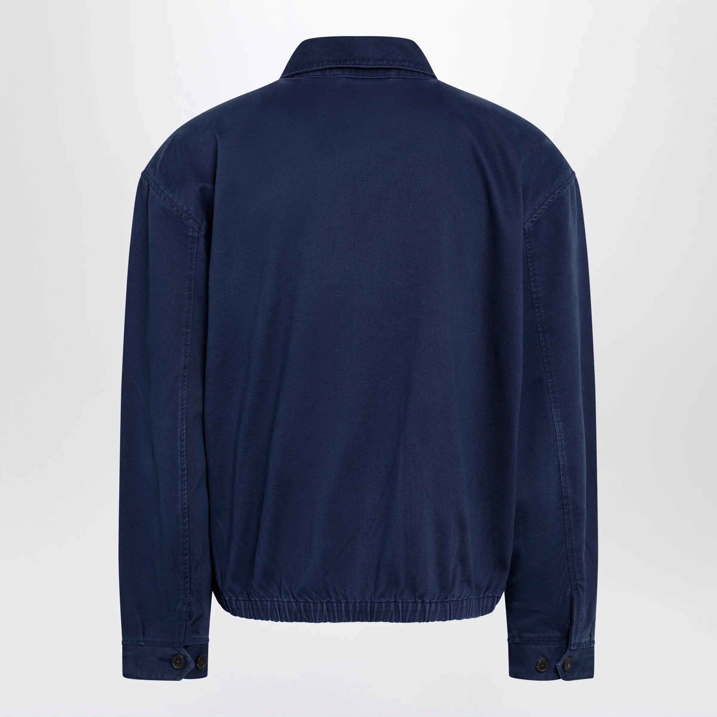 Polo Ralph Lauren Navy blue zip-up jacket in cotton