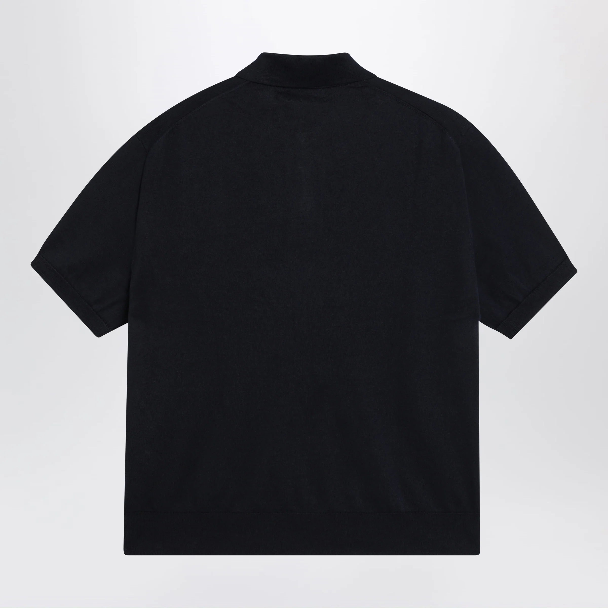 Polo Ralph Lauren Navy blue cotton knit polo