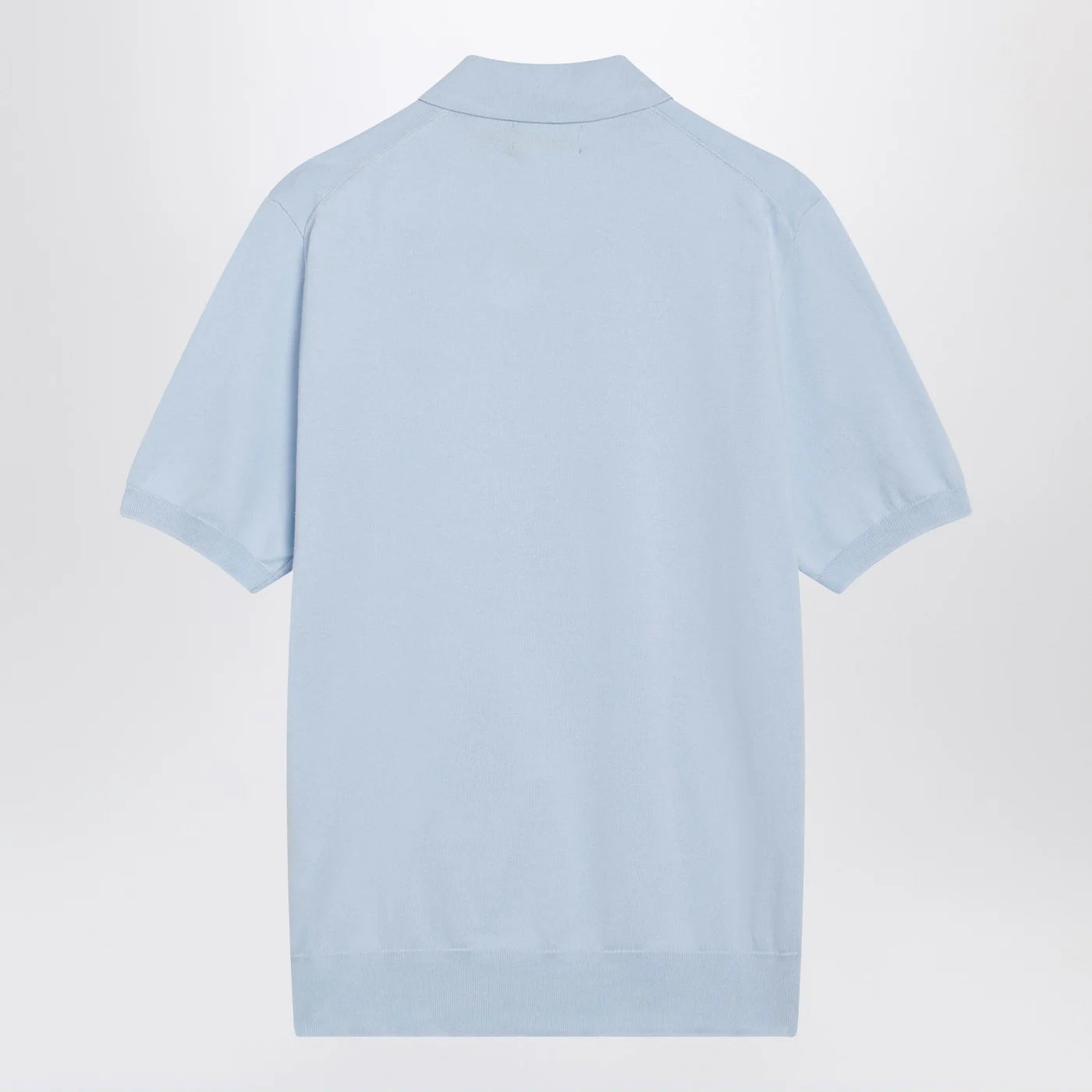 Polo Ralph Lauren Light blue cotton knit polo shirt