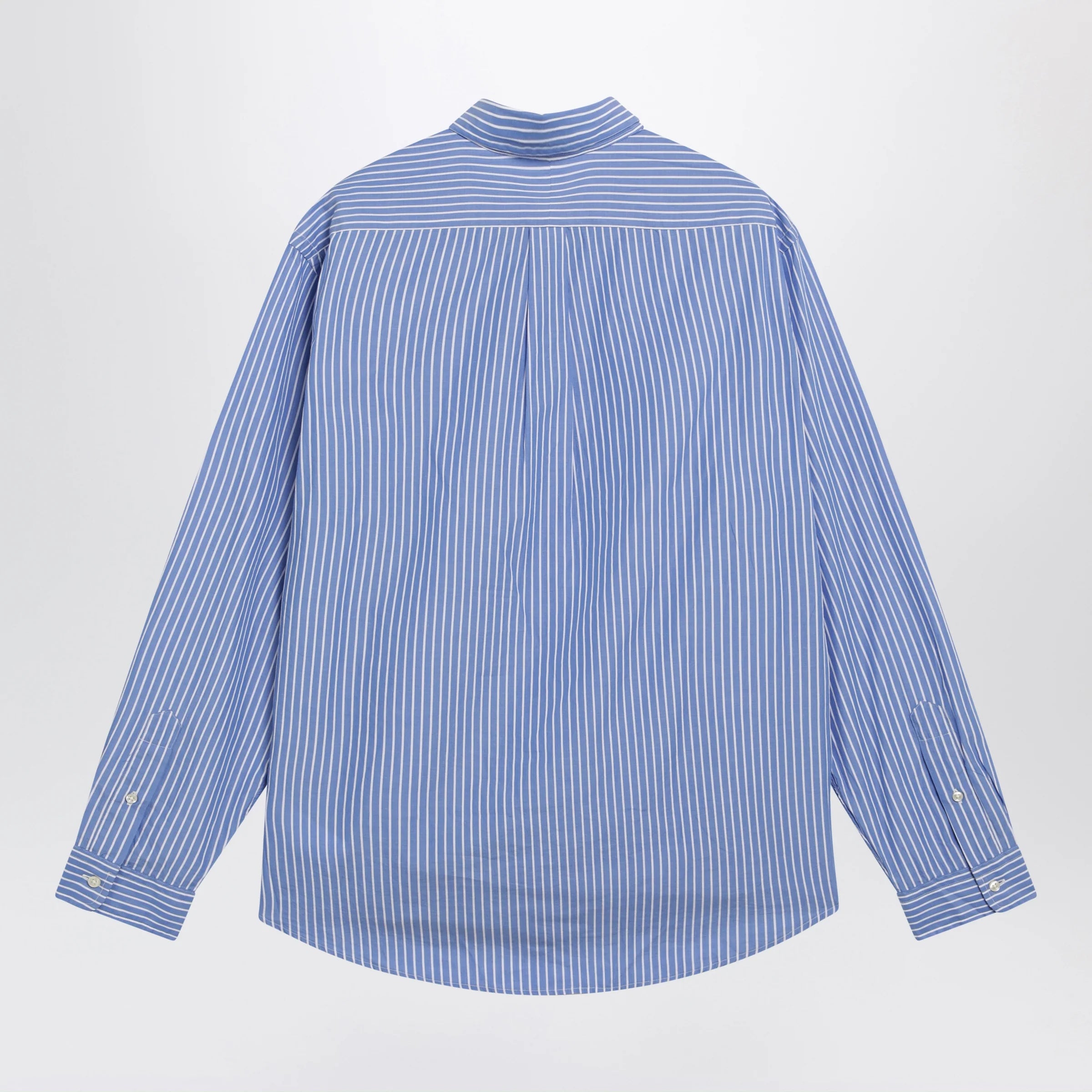 Polo Ralph Lauren White/blue striped Custom-Fit poplin shirt