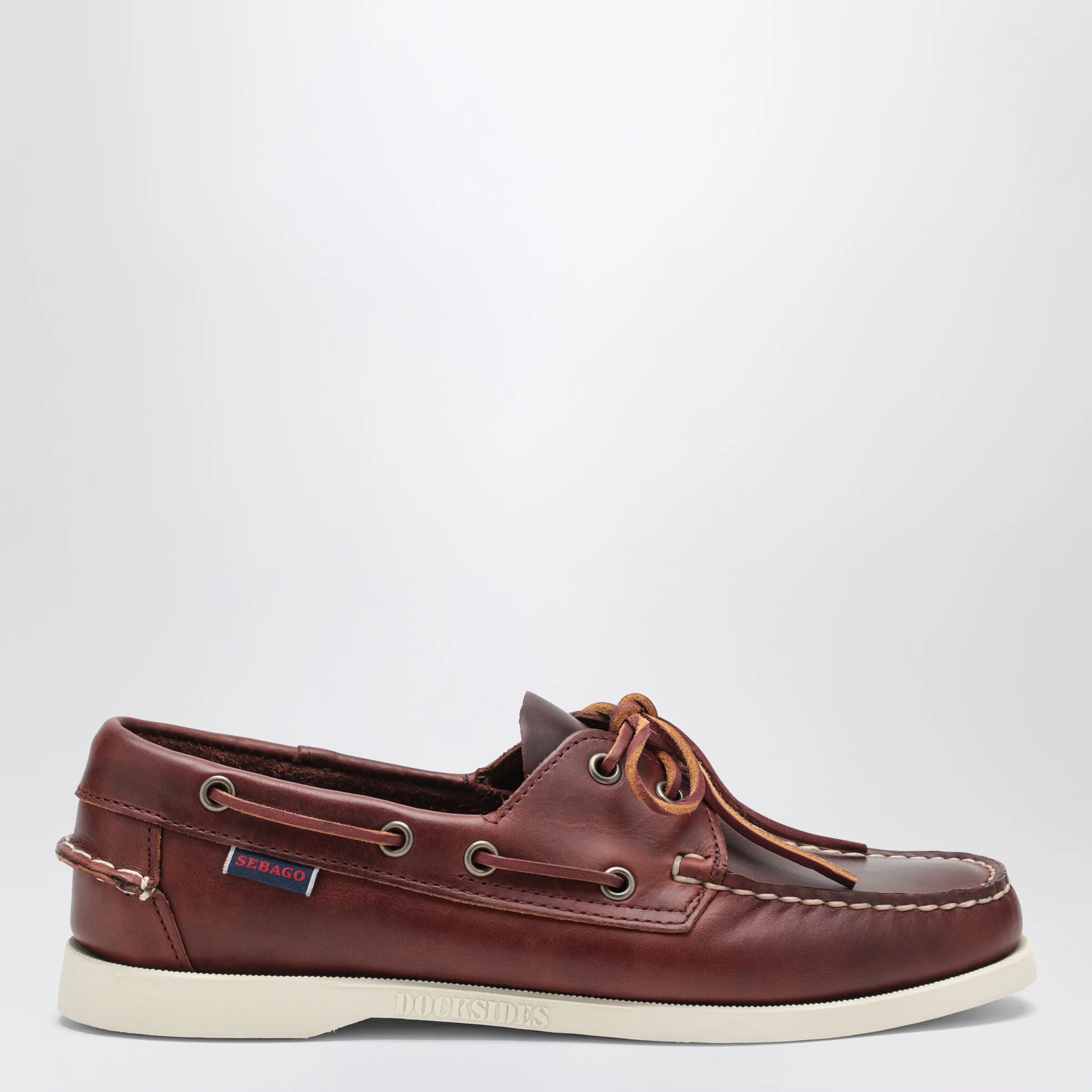 Sebago Moccasin Docksides Portland Waxed brown