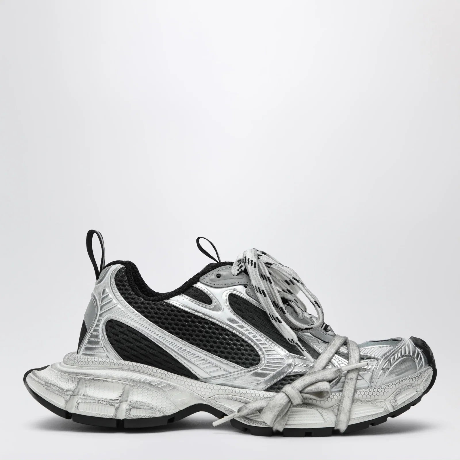 Balenciaga 3XL Gradient women's sneakers in black, grey and white