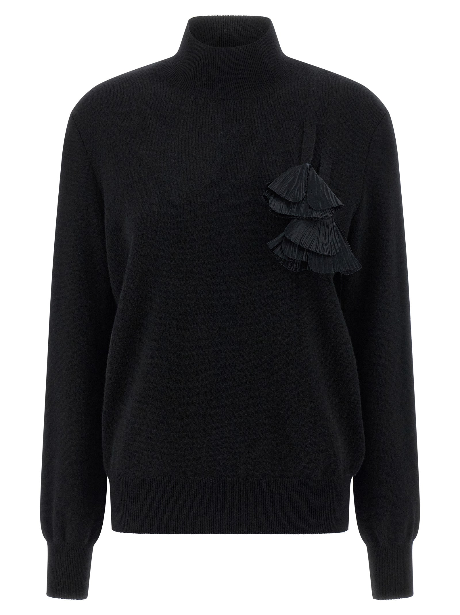 Ferragamo Floral Insert Sweater