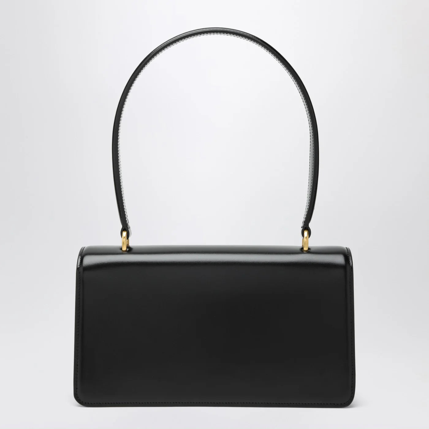 Valentino Garavani Vain bag in black glossy calfskin