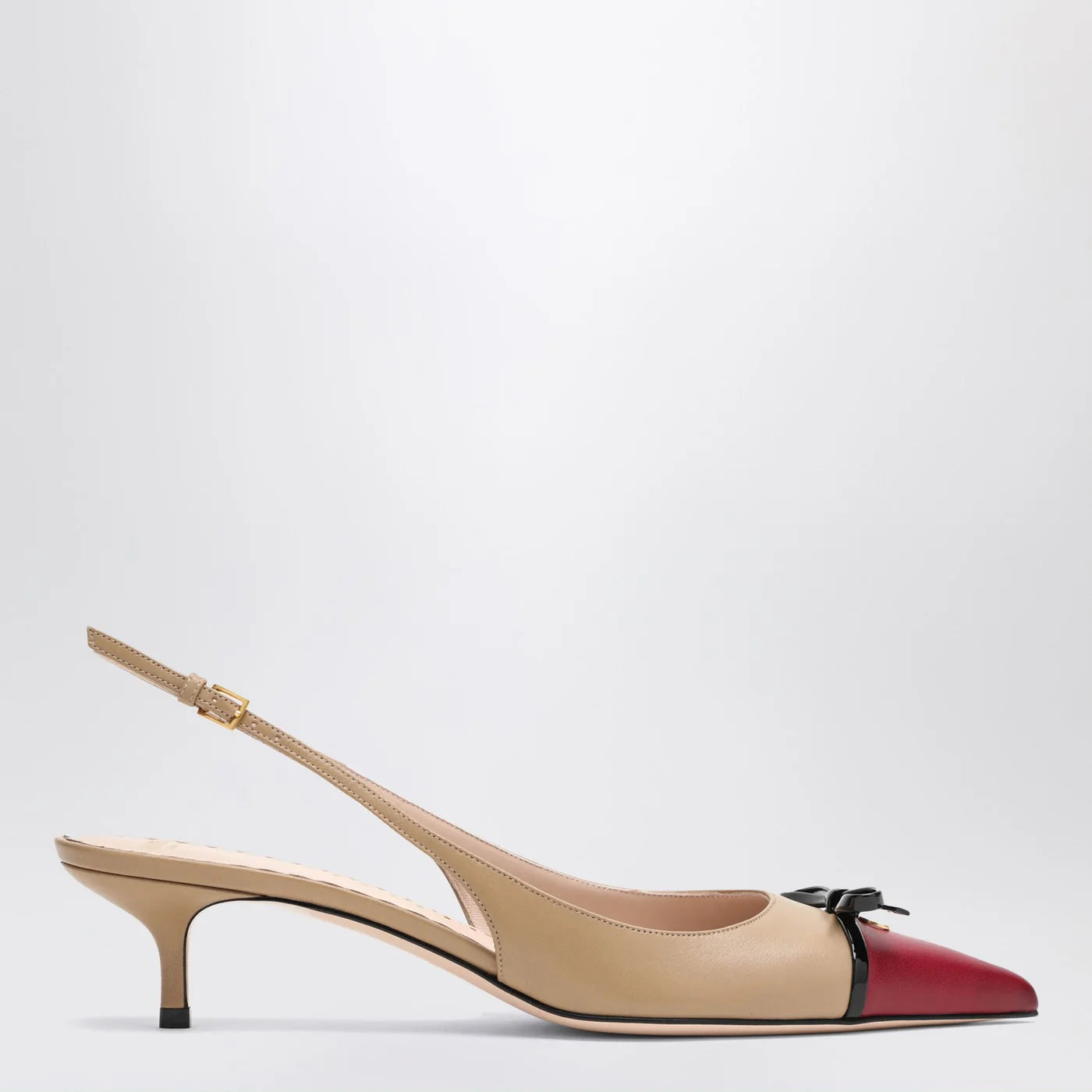 Valentino Garavani Slingback Bepointy 60MM beige/bordeaux