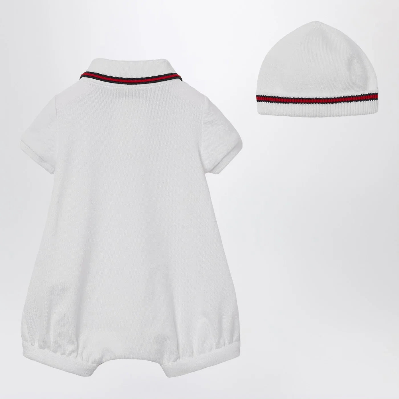 GUCCI Two-piece cotton set with web detail