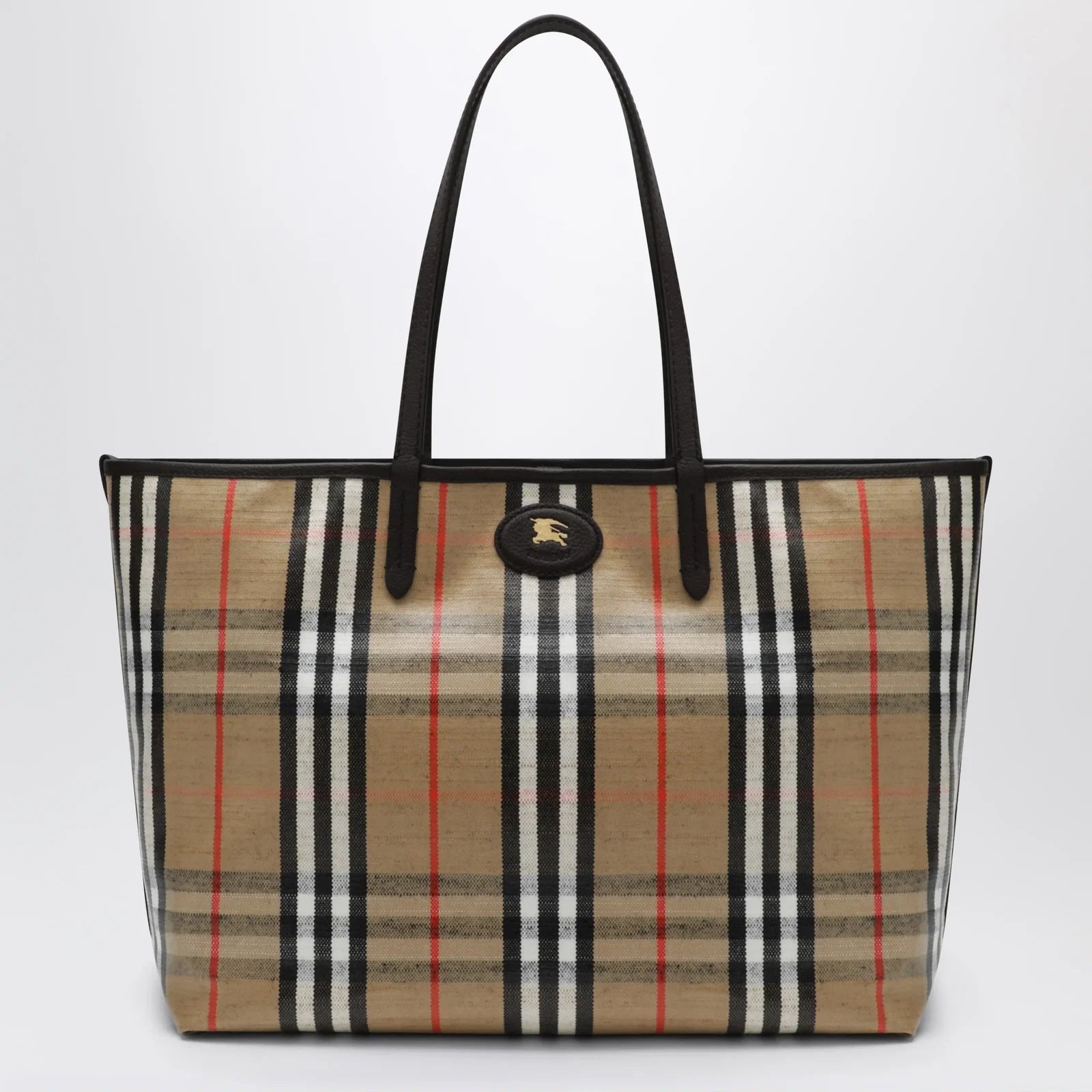 Burberry Medium Highlands Tote bag in Check pattern