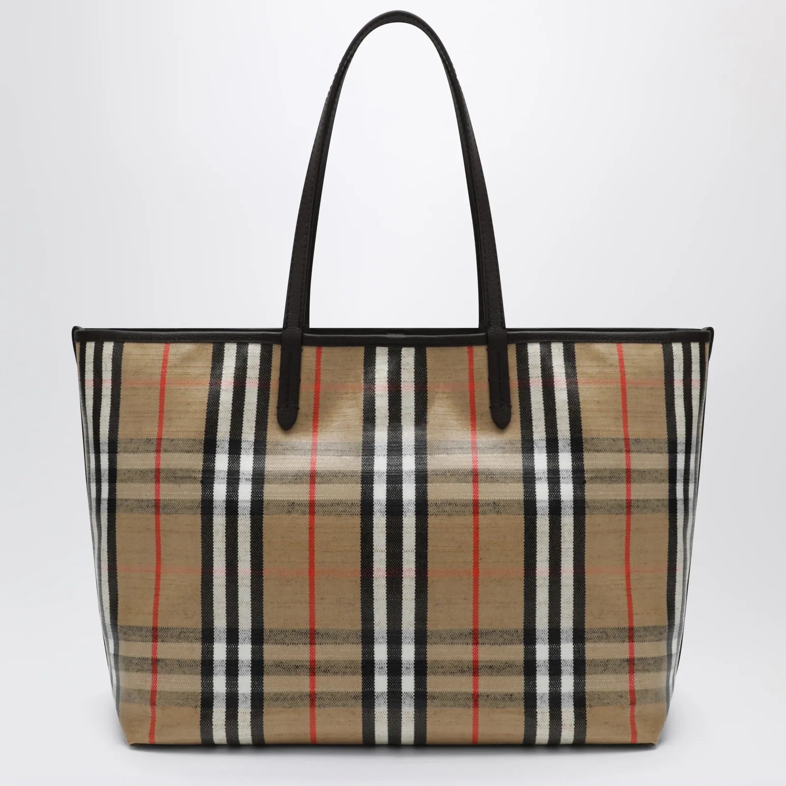 Burberry Medium Highlands Tote bag in Check pattern