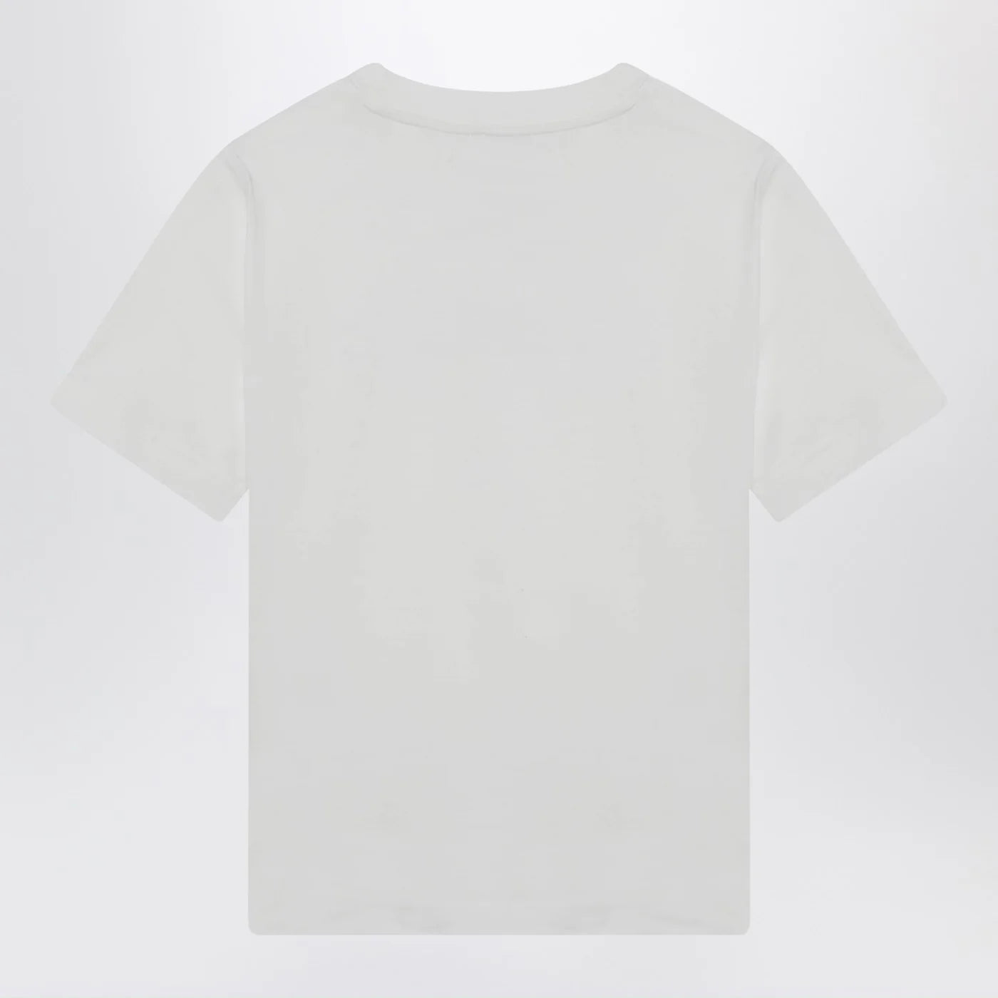 Burberry White T-shirt with embroidered logo