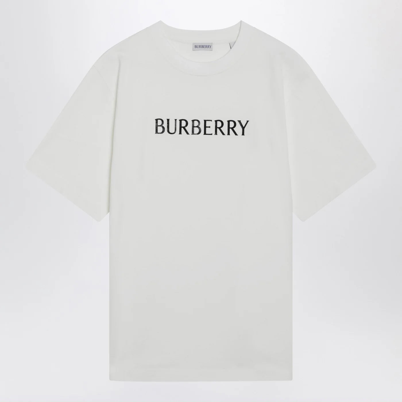 Burberry White T-shirt with logo print