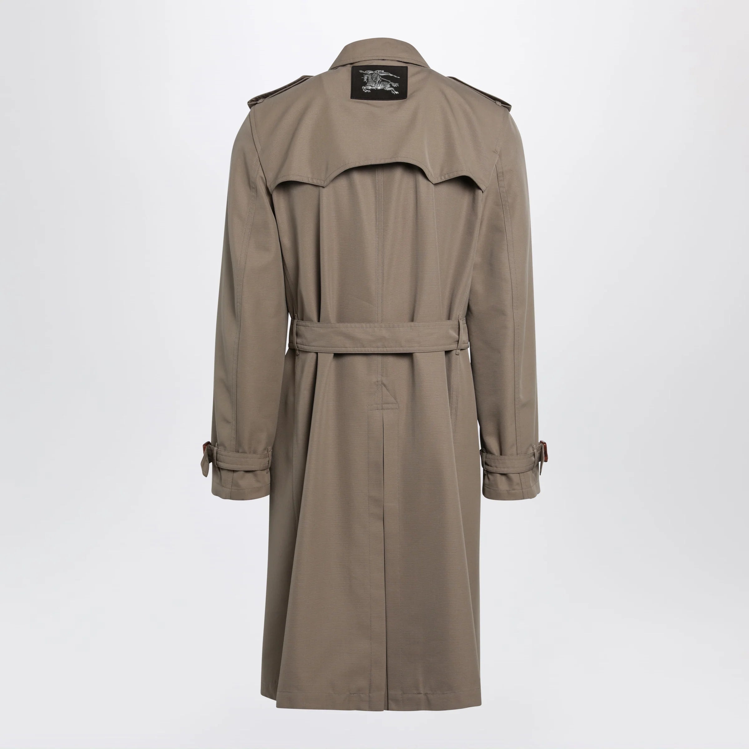 Burberry Short Foxfield trench coat in cotton and silk