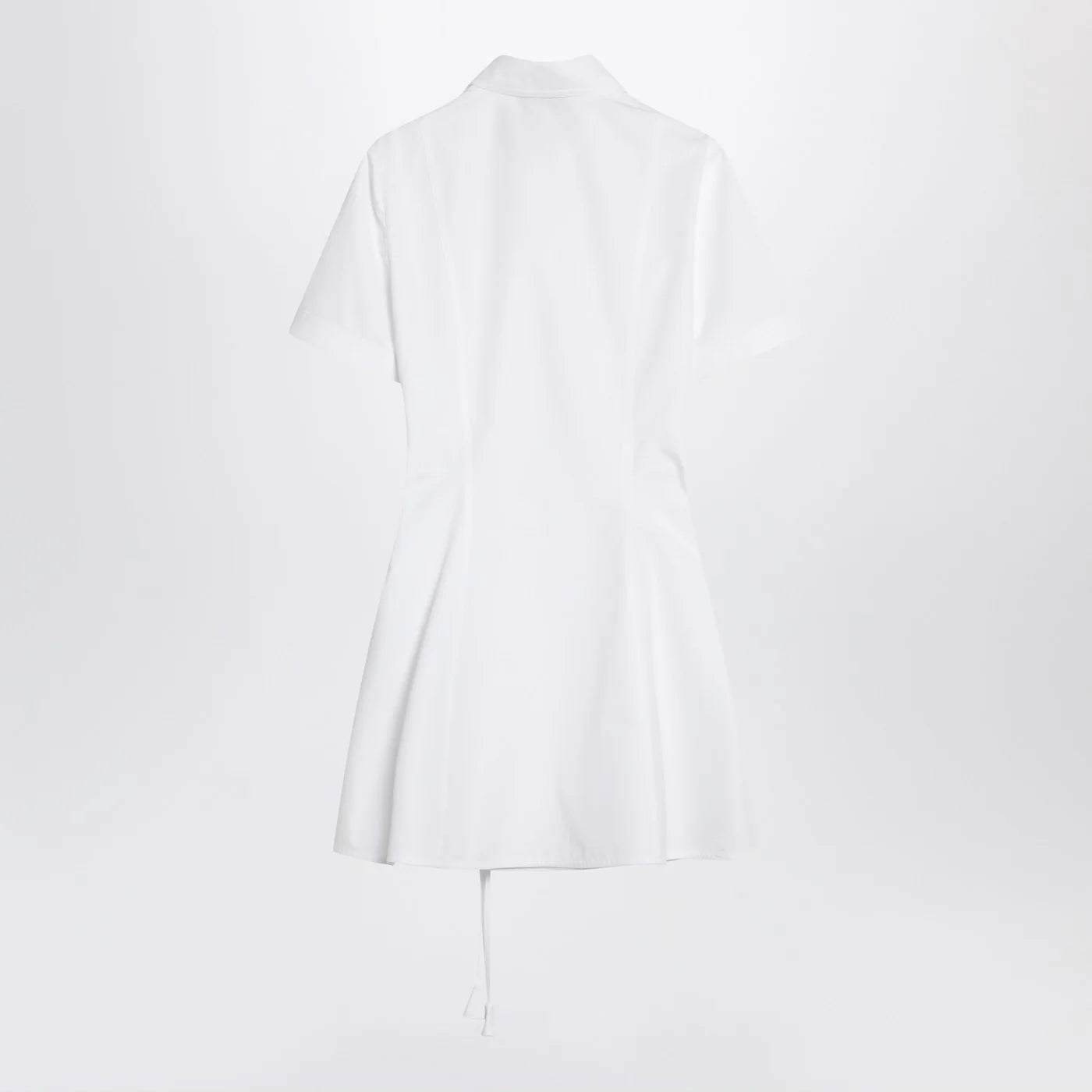 GUCCI White shirt dress in cotton