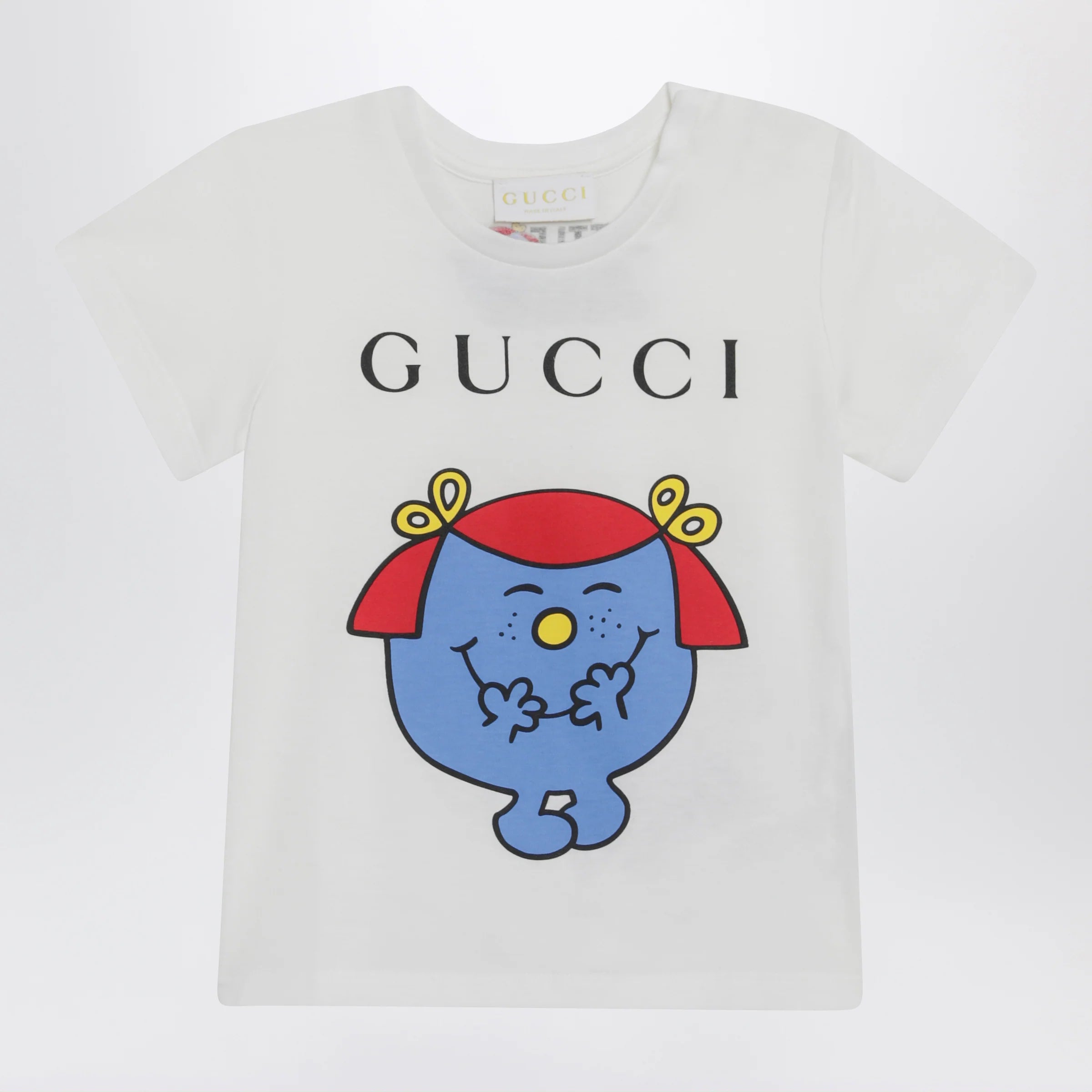 GUCCI White T-shirt with logo print