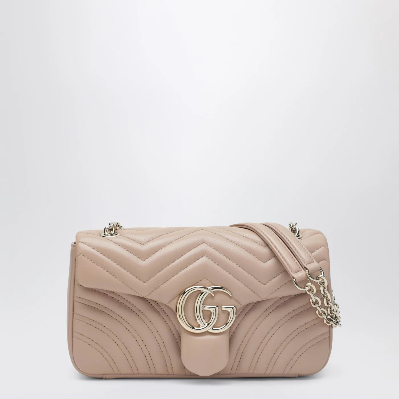 GUCCI Medium GG Marmont shoulder bag in light pink