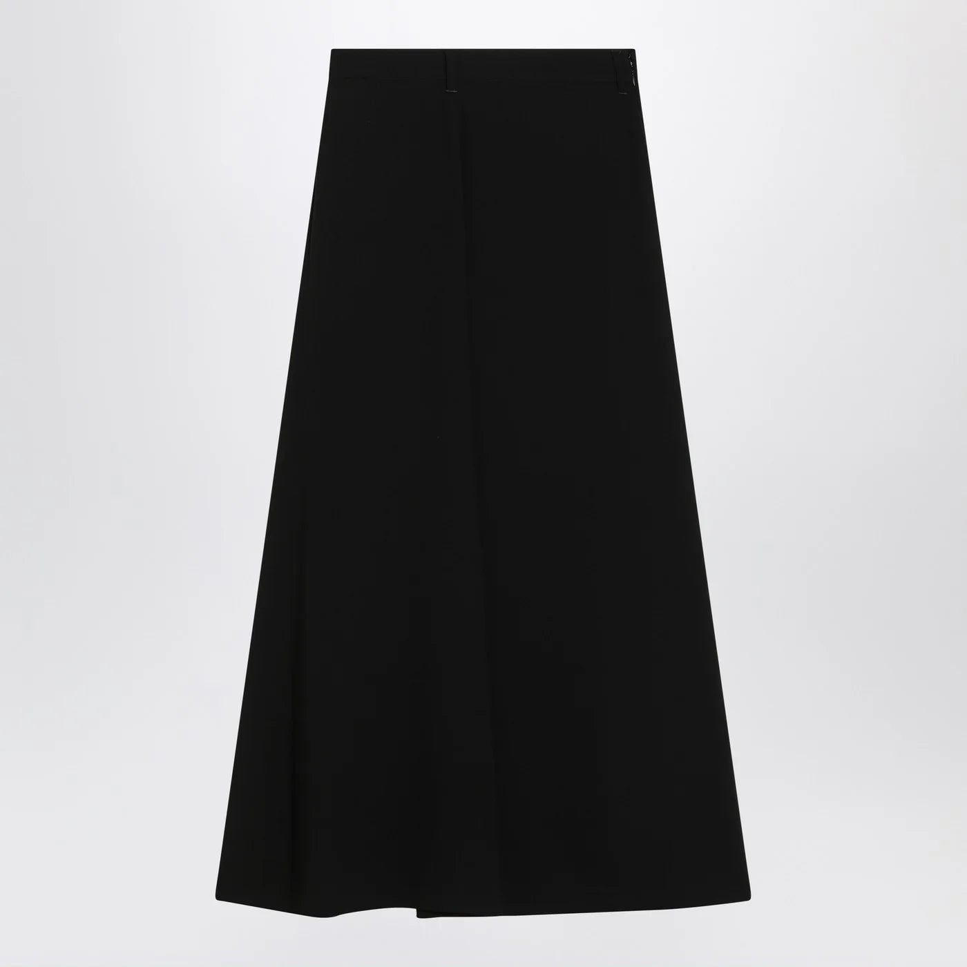 Balenciaga Draped black skirt in crêpe
