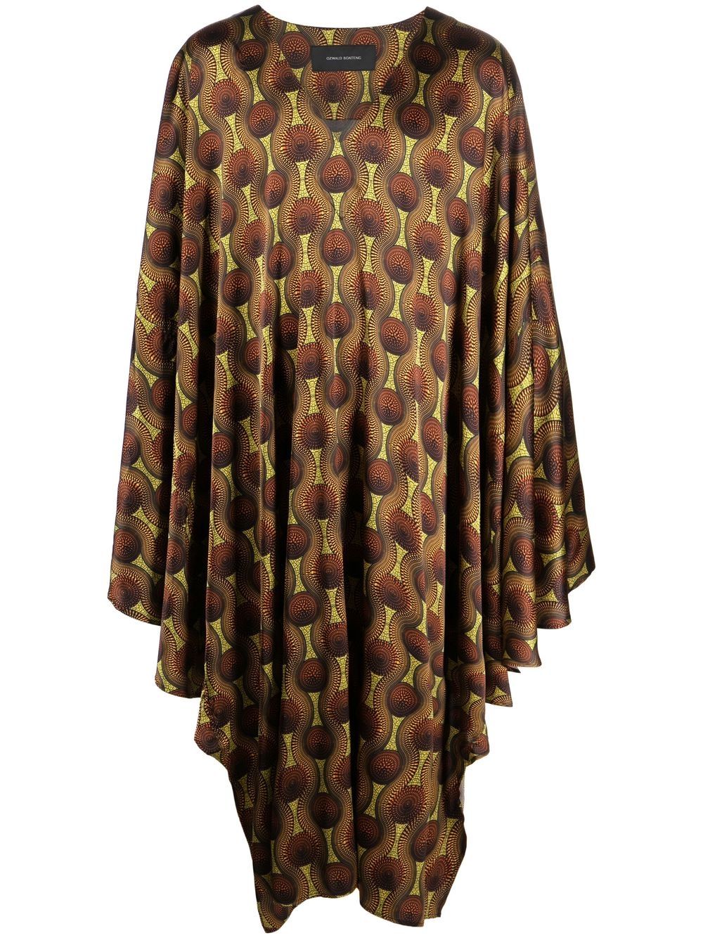 Ozwald Boateng Printed silk kaftan